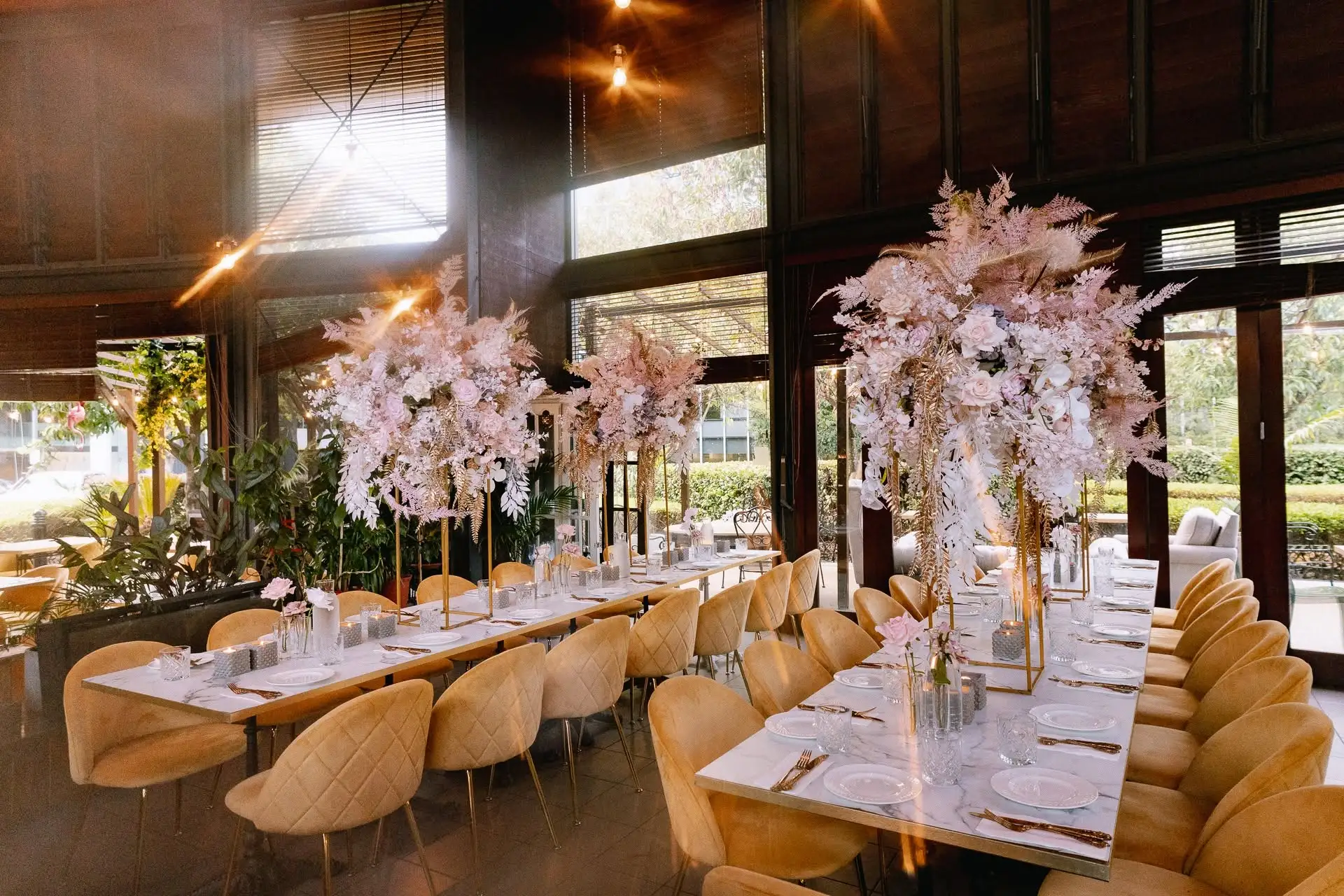 Milestone birthday · long table