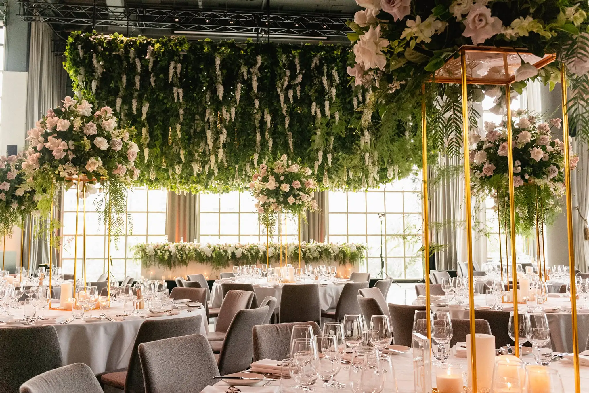 Engagement party · statement florals