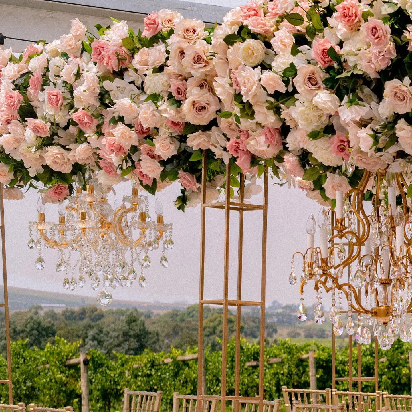 Bouquet and buttonholes laid out