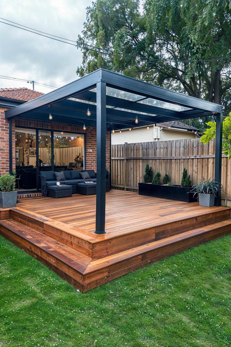 Outdoor patio and veranda