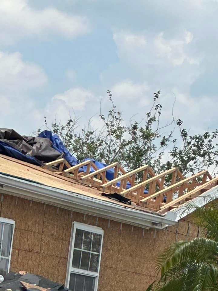 Residential roofing project