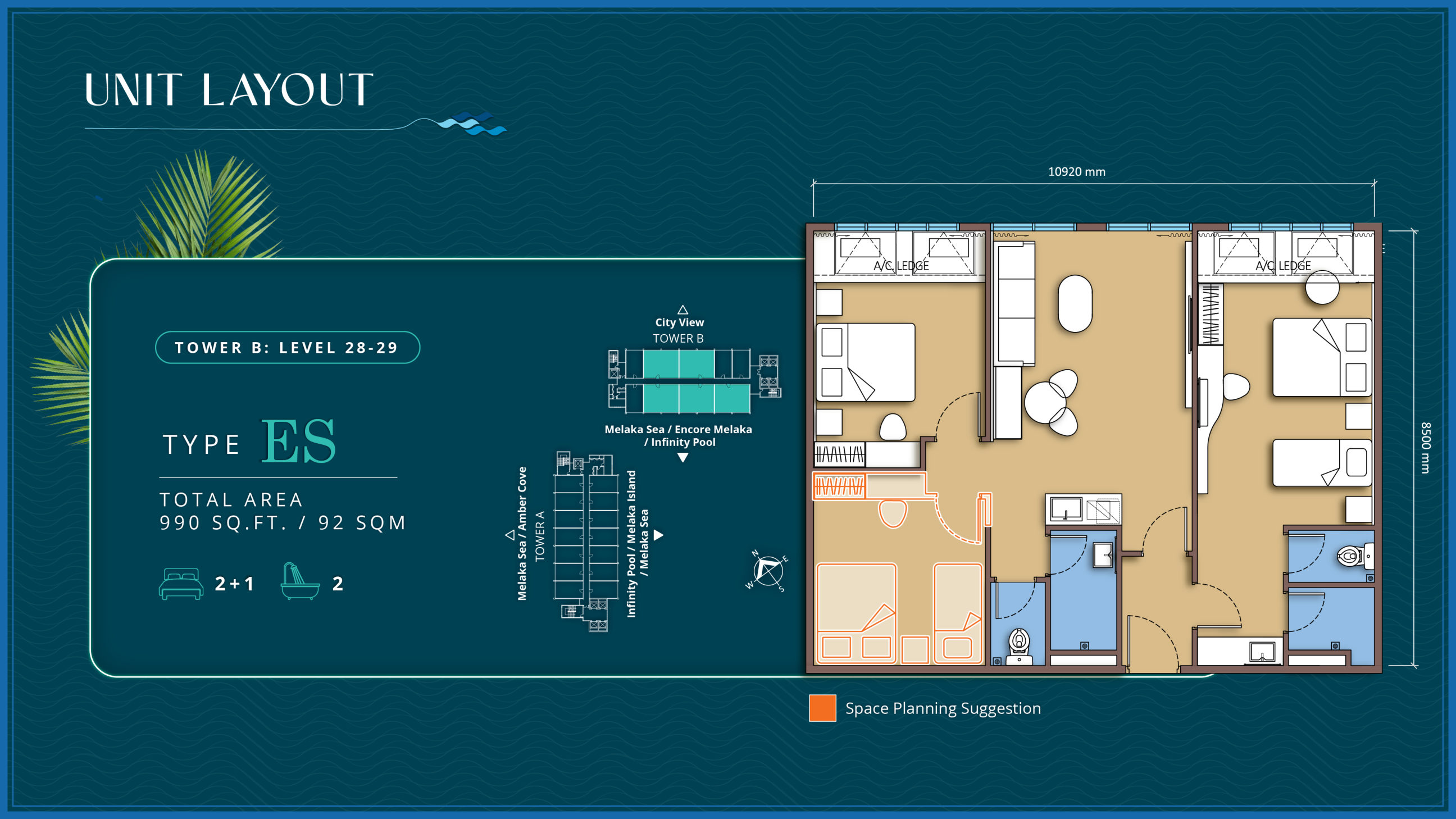 Type ES floor plan