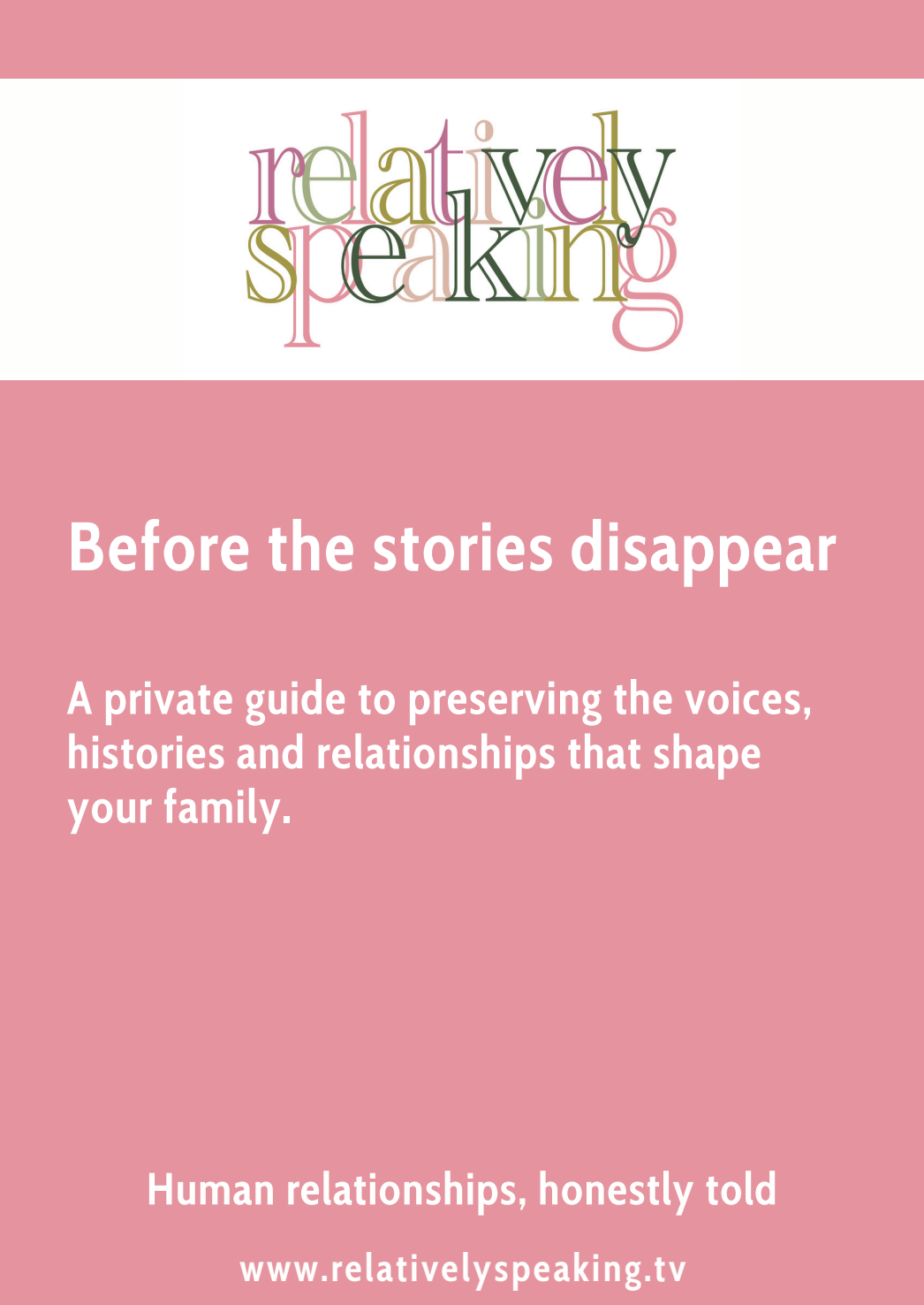 Download Relatively Speaking’s free Human Story Audit for organisations planning editorial partnerships