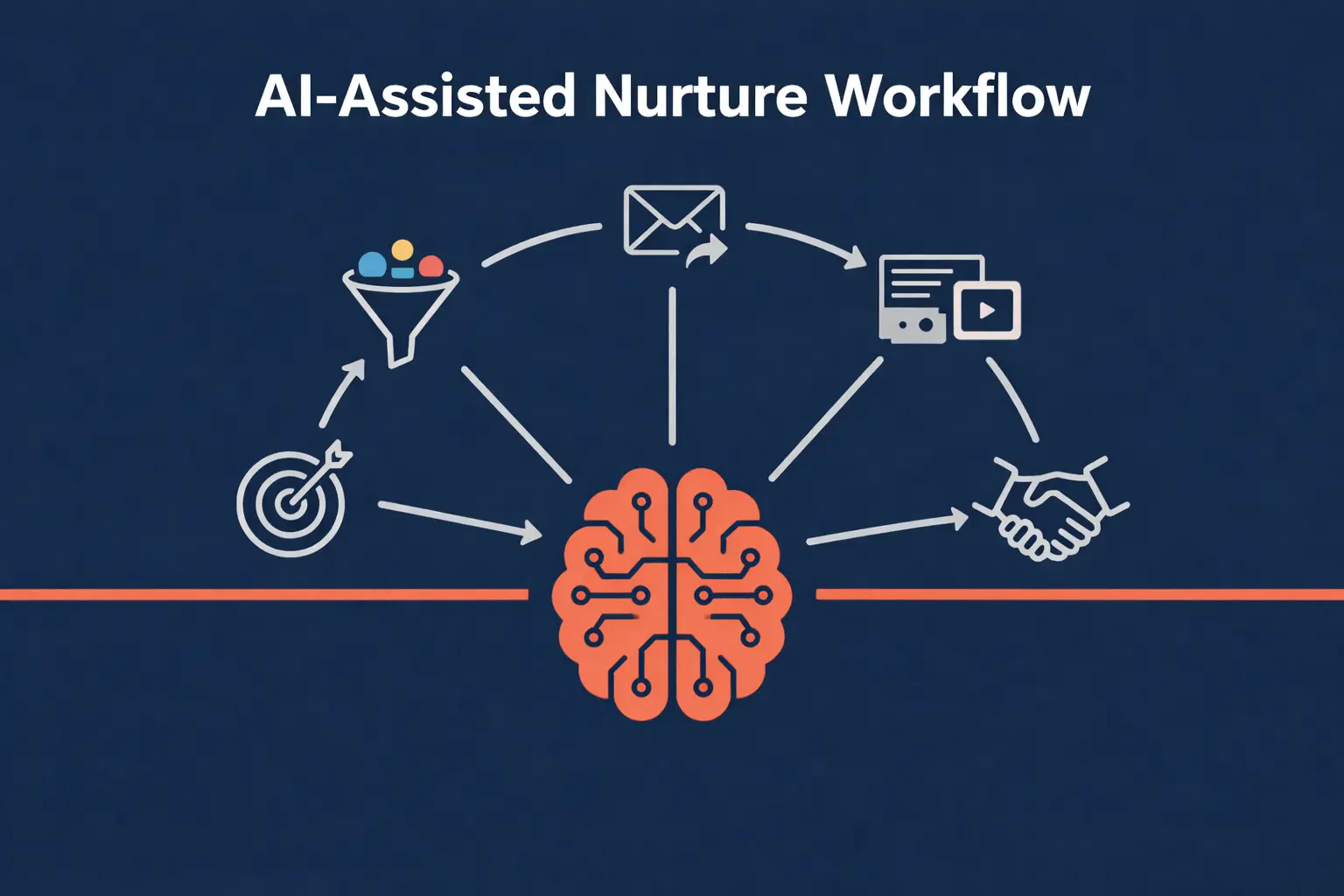 What an AI-assisted nurture workflow actually does
