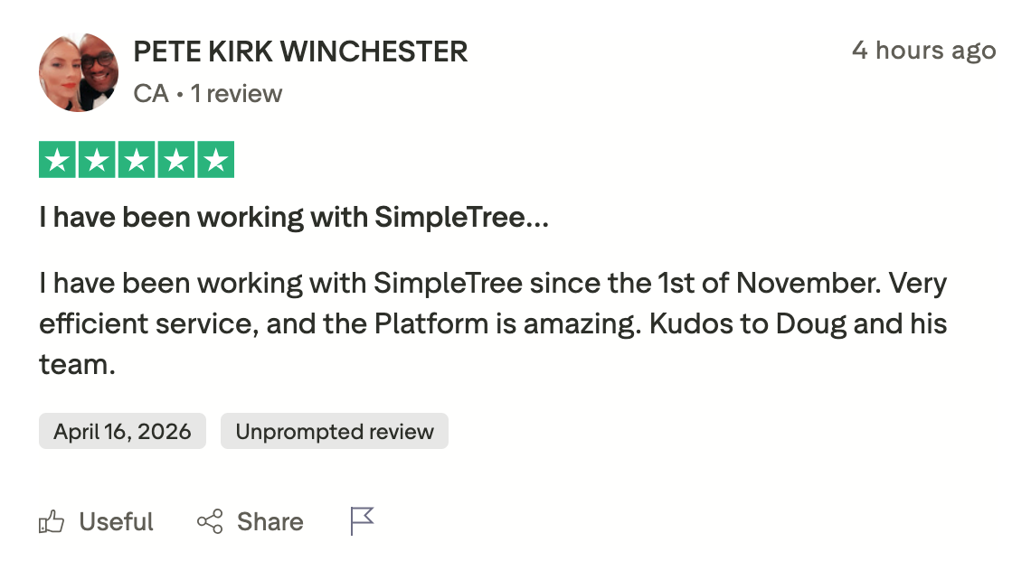 Trustpilot review