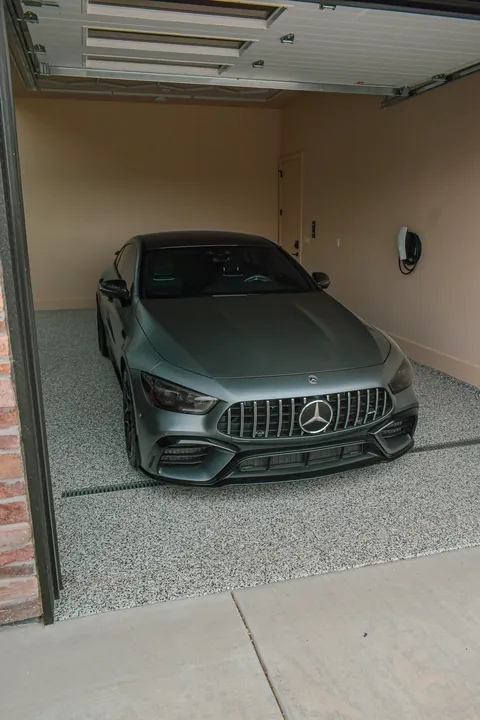 Detailed matte Mercedes-AMG GT exterior