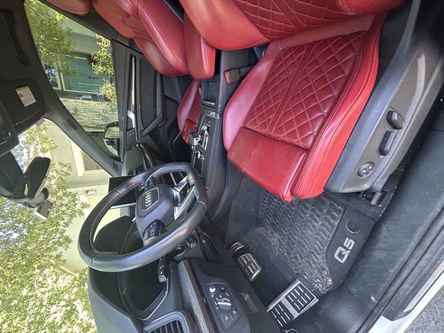 Audi Q5 front interior before detailing by ACS Mobile Detailing