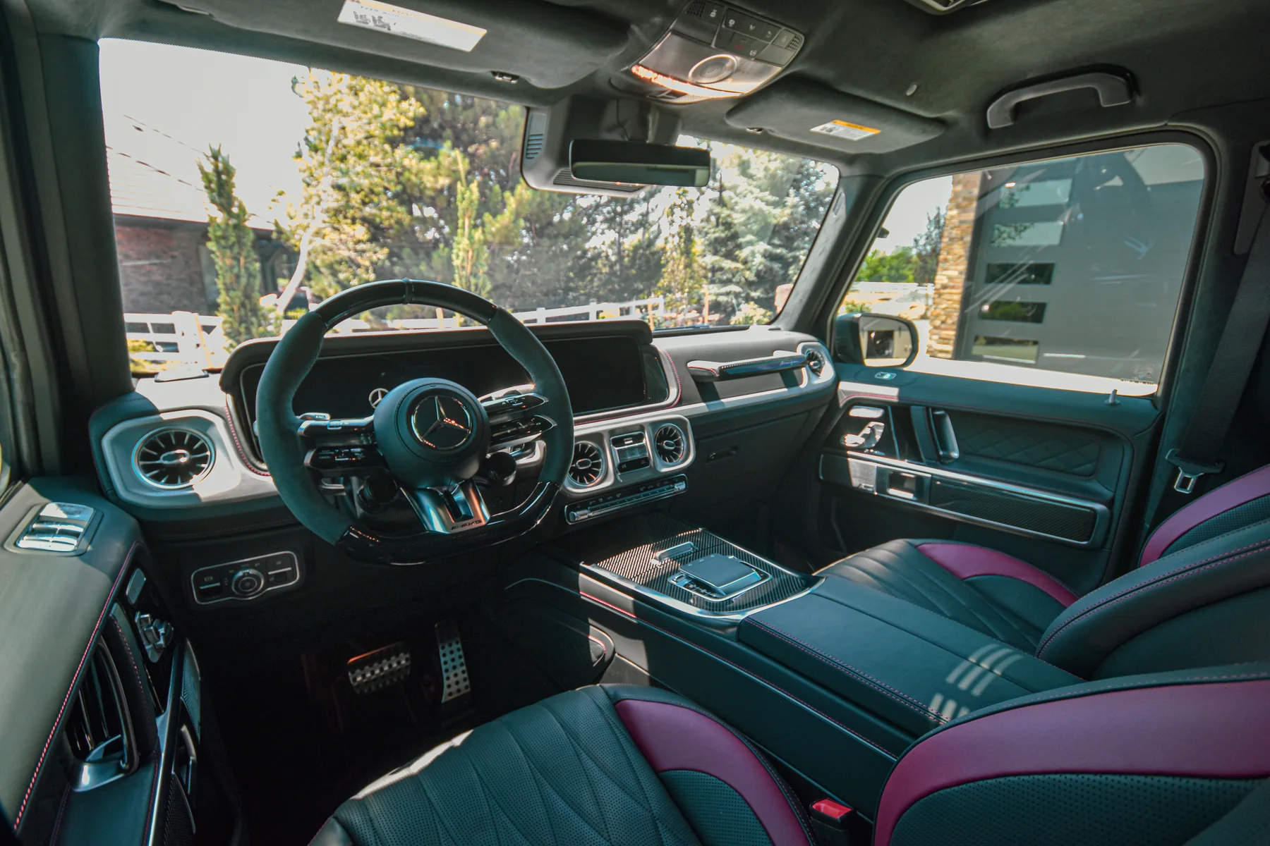 Freshly detailed Mercedes interior by ACS