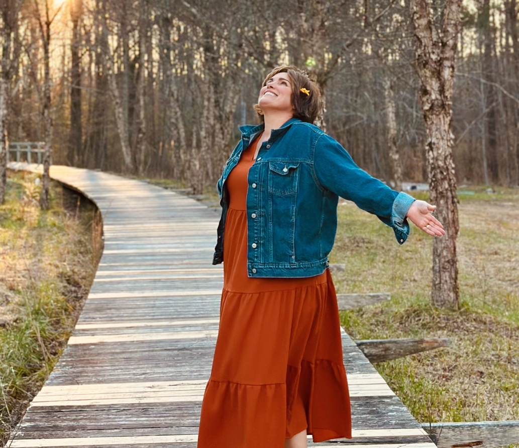 Sunny Helms, RDH, OMT, in her warm and welcoming myofunctional therapy office