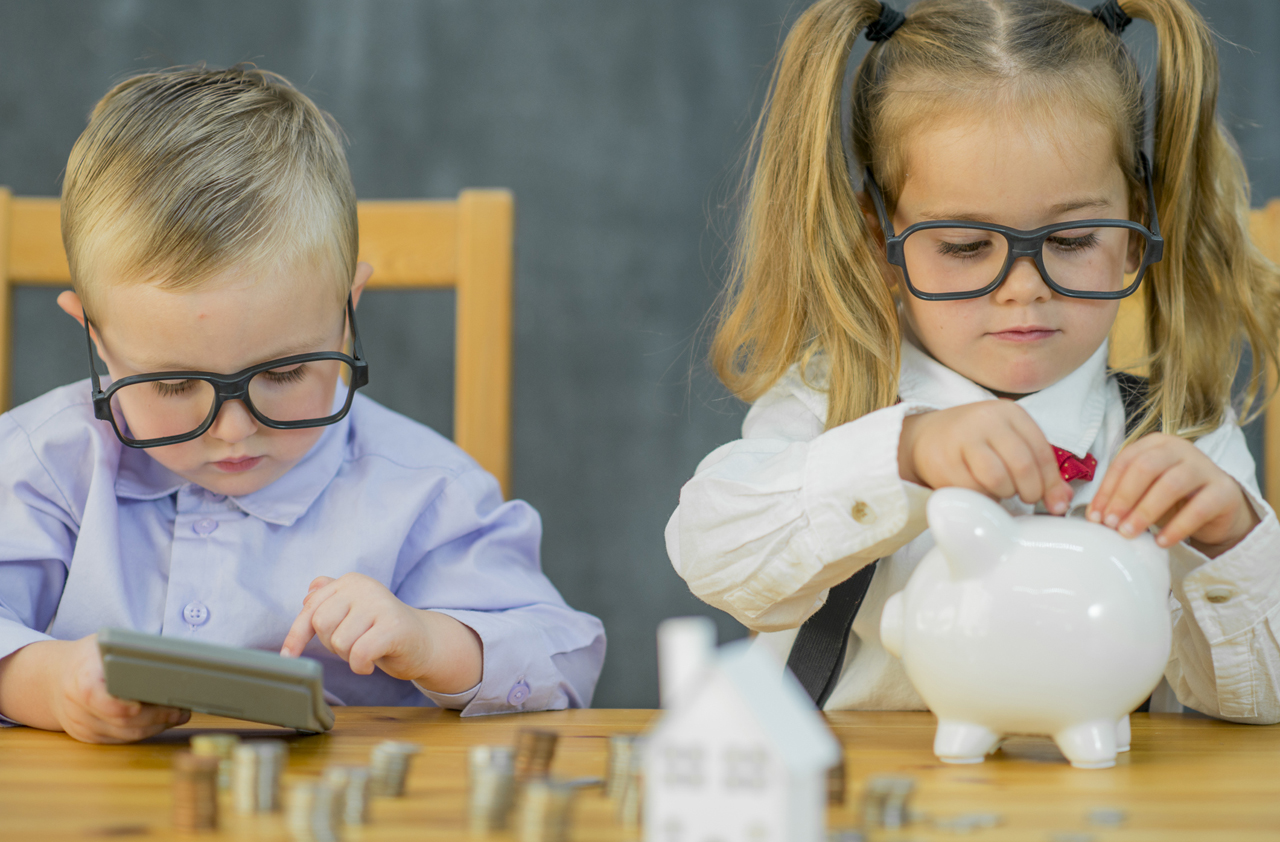 Children learning financial literacy — the next generation empowered with knowledge
