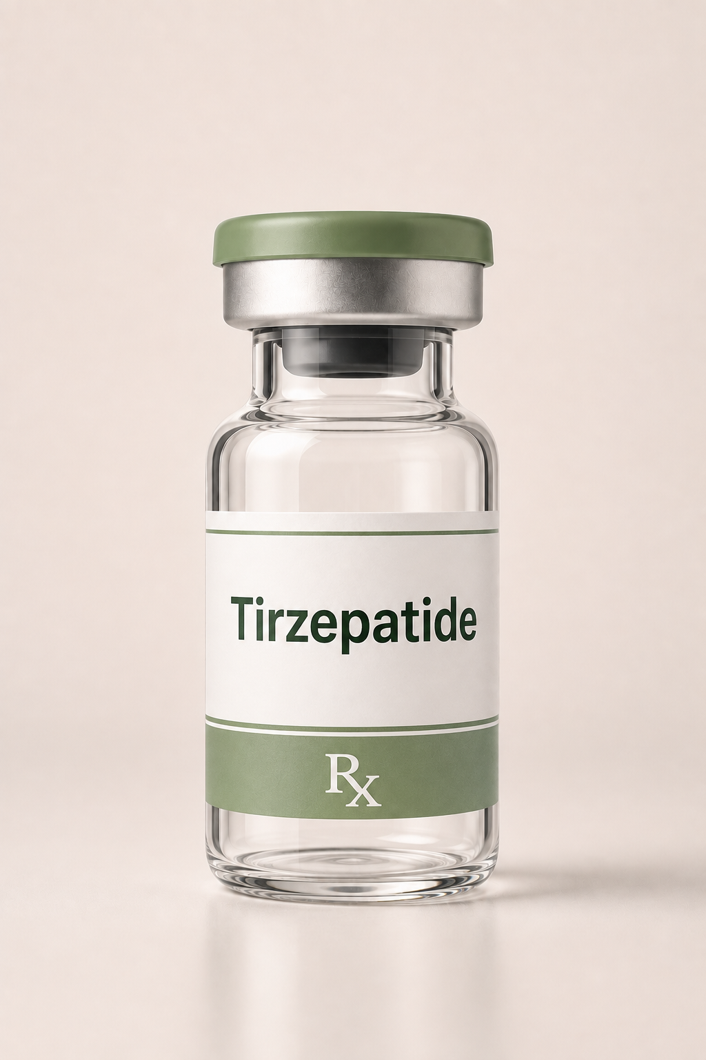 Tirzepatide prescription vial