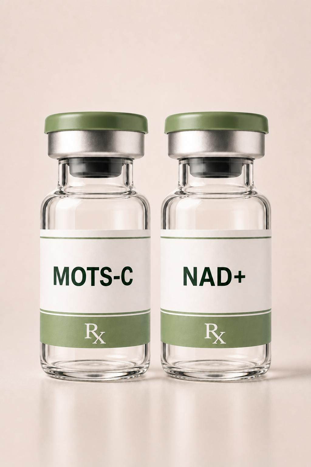MOTS-C and NAD+ treatment vials