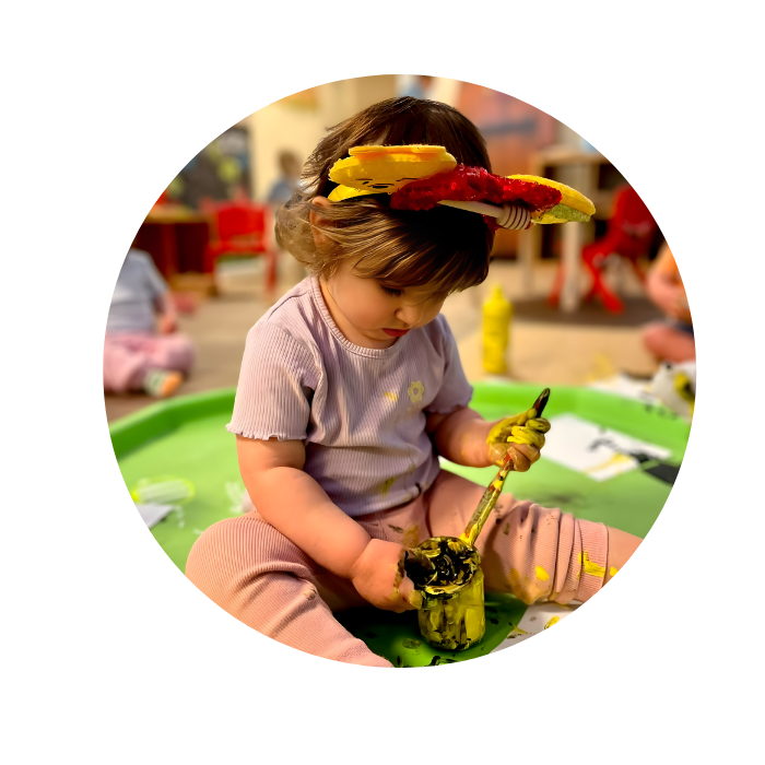 Toddler painting