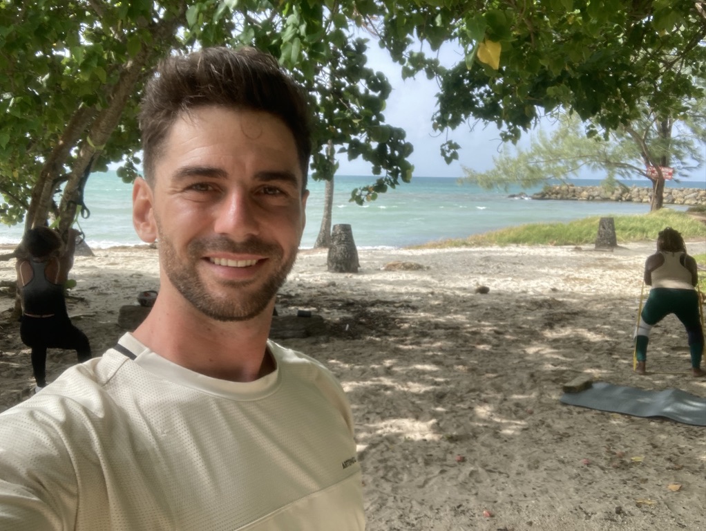 Olivier avec groupe motivé