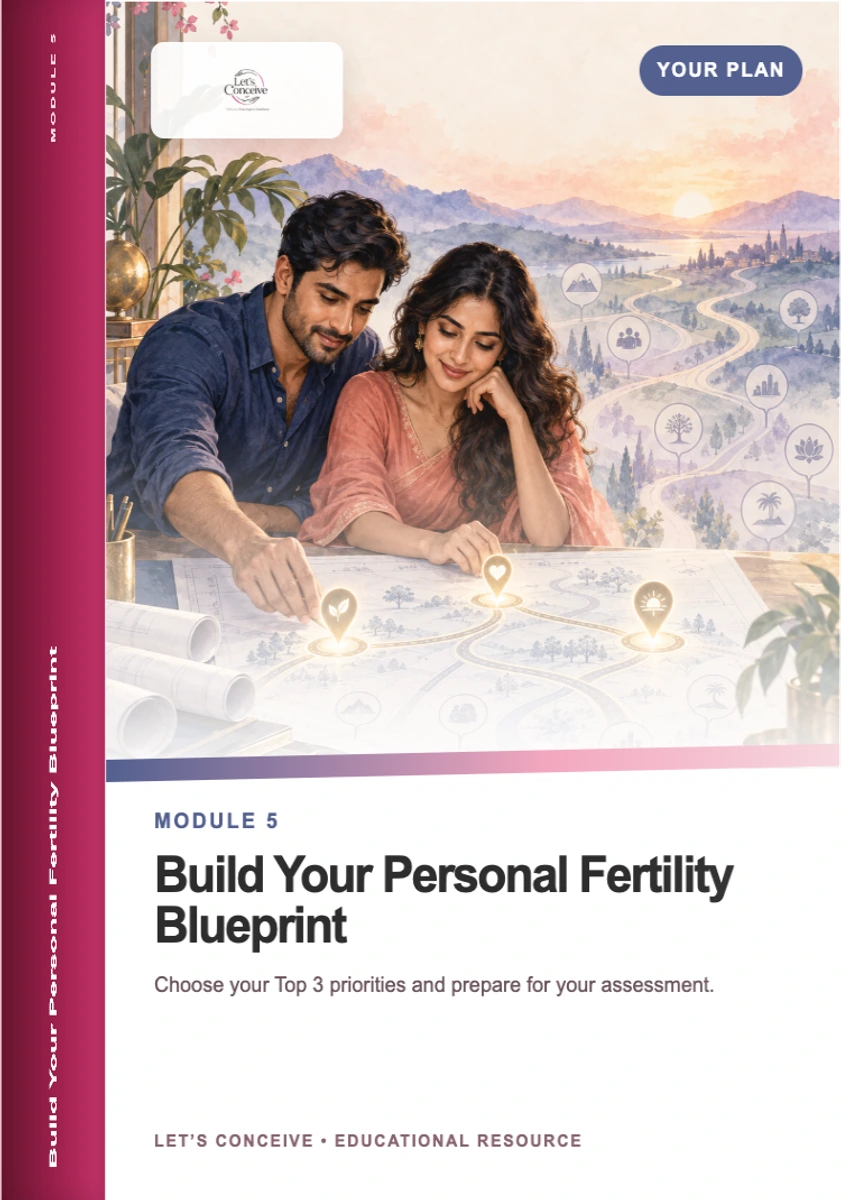 3D product box for Module 5, Build Your Personal Fertility Blueprint