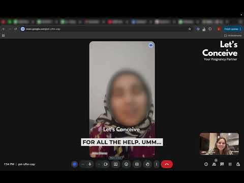 Video testimonial from Fatima