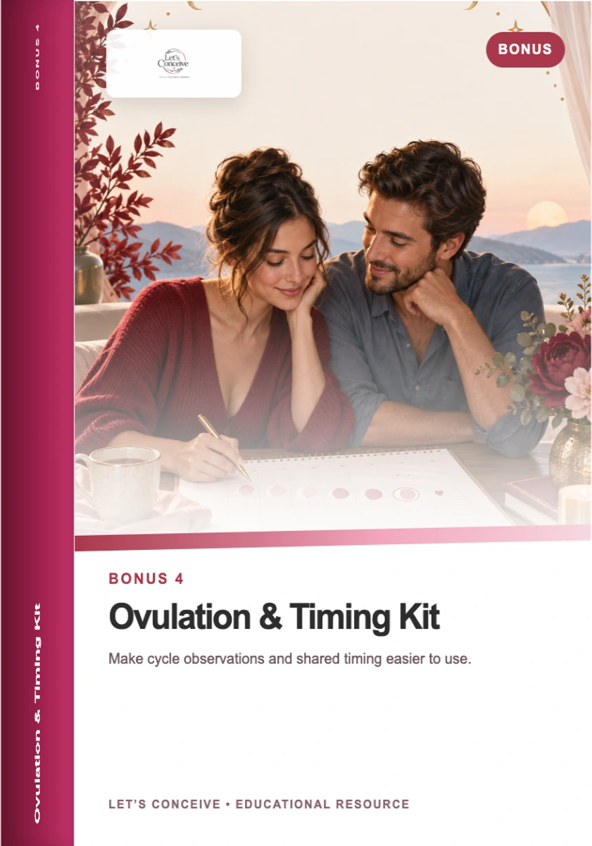 3D product box for the Ovulation and Timing Kit bonus
