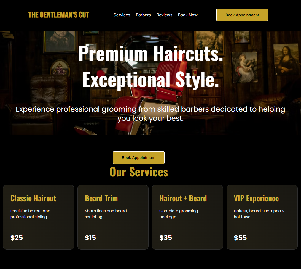 Barbershop Funnel Design