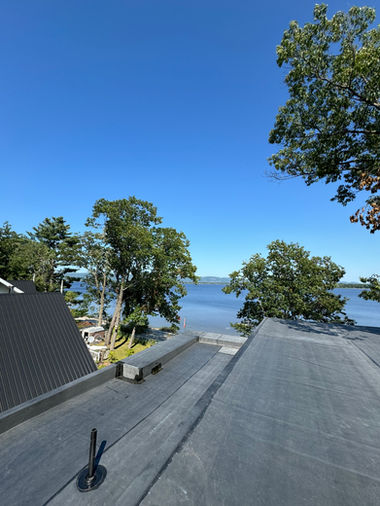 flat roof membrane installation