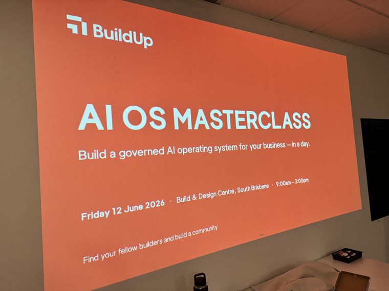AI OS Masterclass opening slide