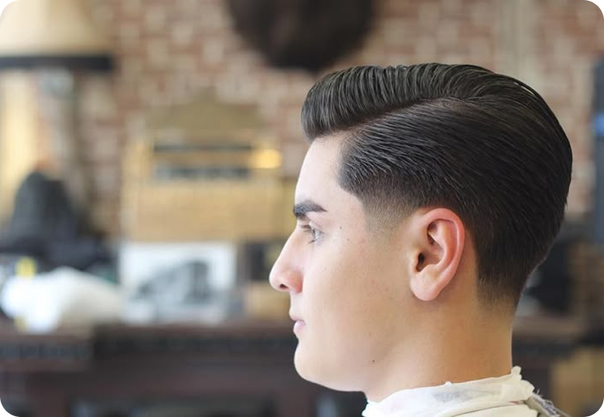 style haircut- fade, blowout, taper, scissor cut