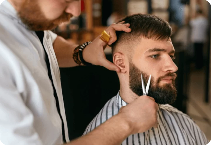 Beard Trim at Barbershop