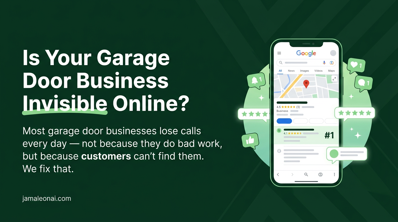 Garage door business online presence