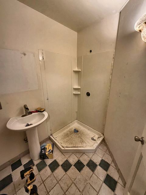 WoodHausWorks completed carpentry and tile project