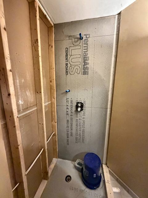 WoodHausWorks completed carpentry and tile project