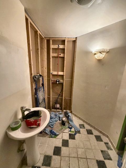 WoodHausWorks completed carpentry and tile project