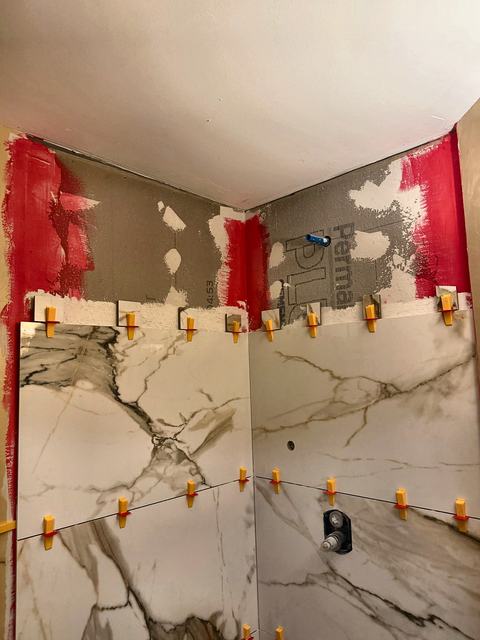 WoodHausWorks completed carpentry and tile project