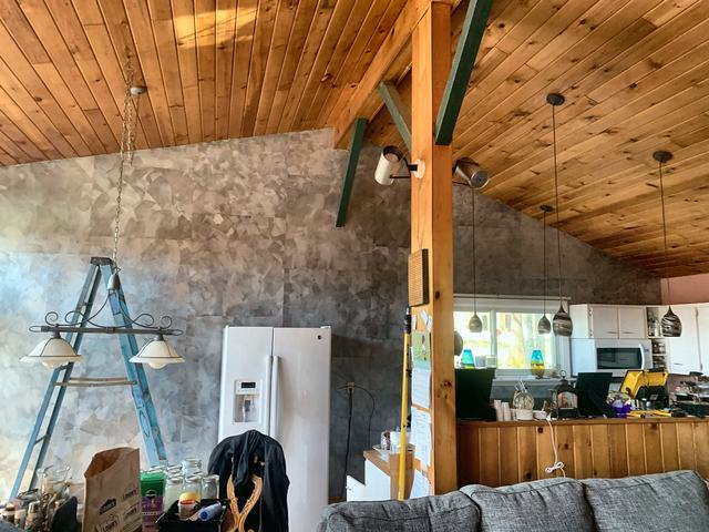 WoodHausWorks completed carpentry and tile project