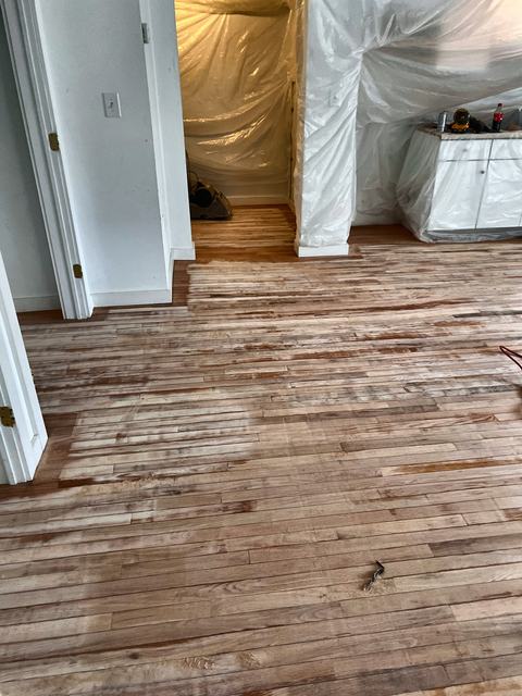 WoodHausWorks completed carpentry and tile project