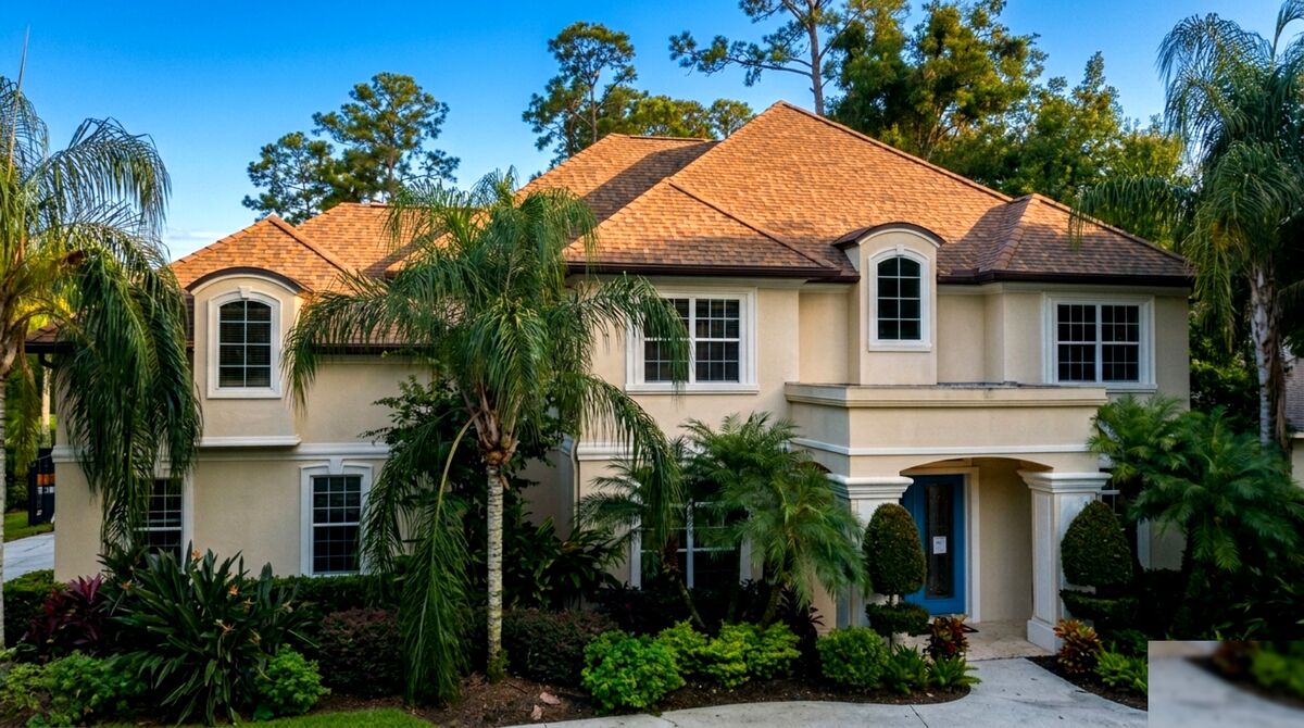 After: Luxury home with stunning new roof