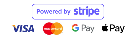 Powered by Stripe