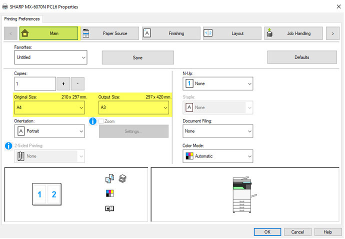 printing booklet step 1