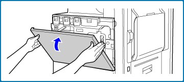 replace waste toner 1