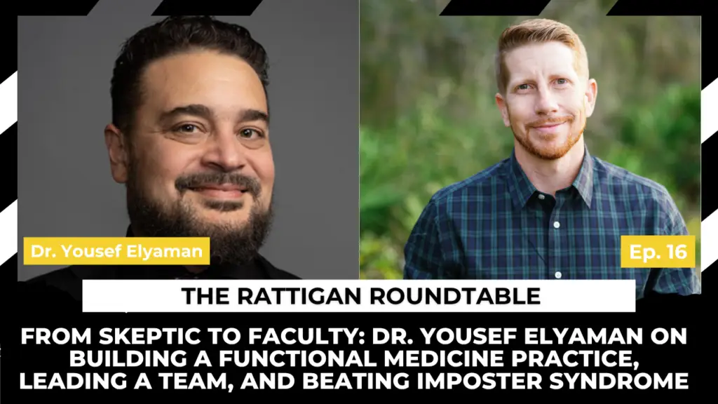Dr. Yousef Elyaman, founder of FMP Essentials, on The Rattigan Roundtable Dr. Yousef Elyaman, founder of FMP Essentials, on The Rattigan Roundtable