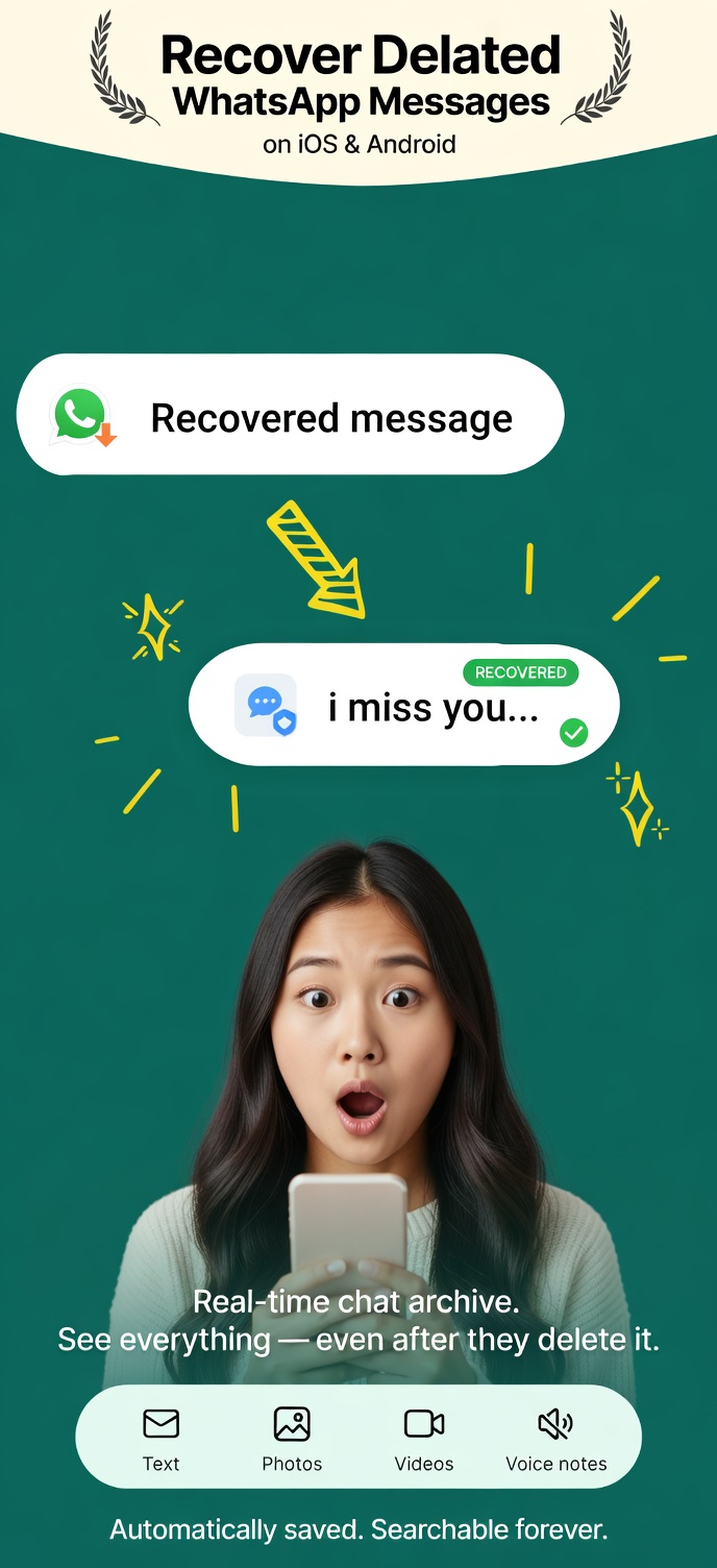 WhatsApp Deleted Messages Recovery Dashboard