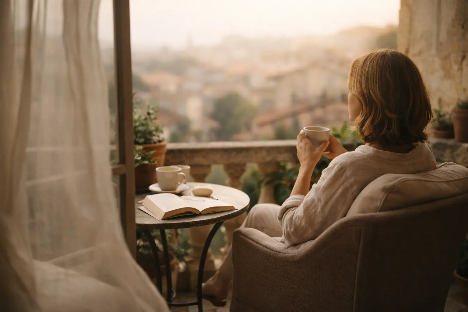 A quiet hotel moment that adds privacy and calm to a trip.