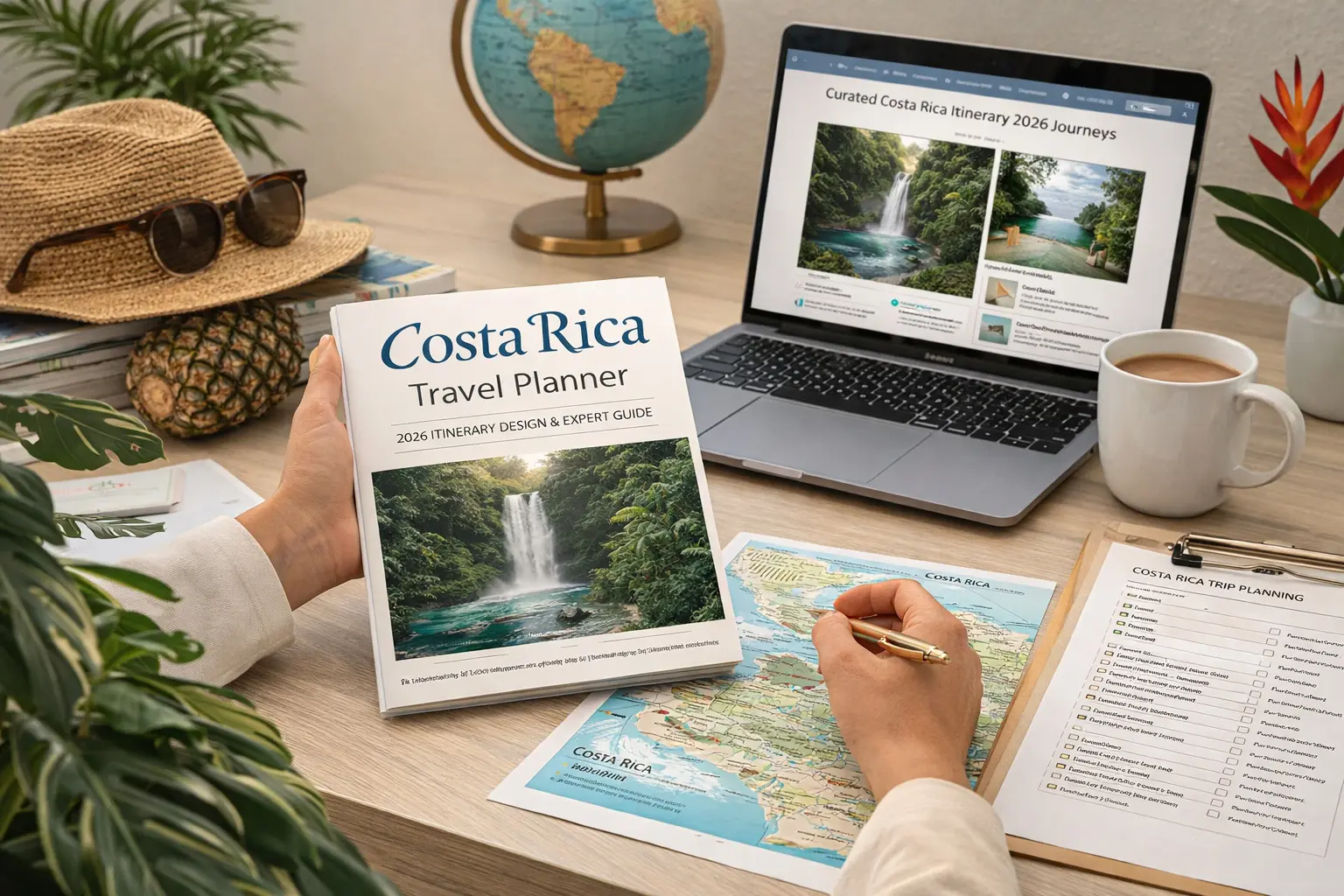 Costa Rica itinerary collage