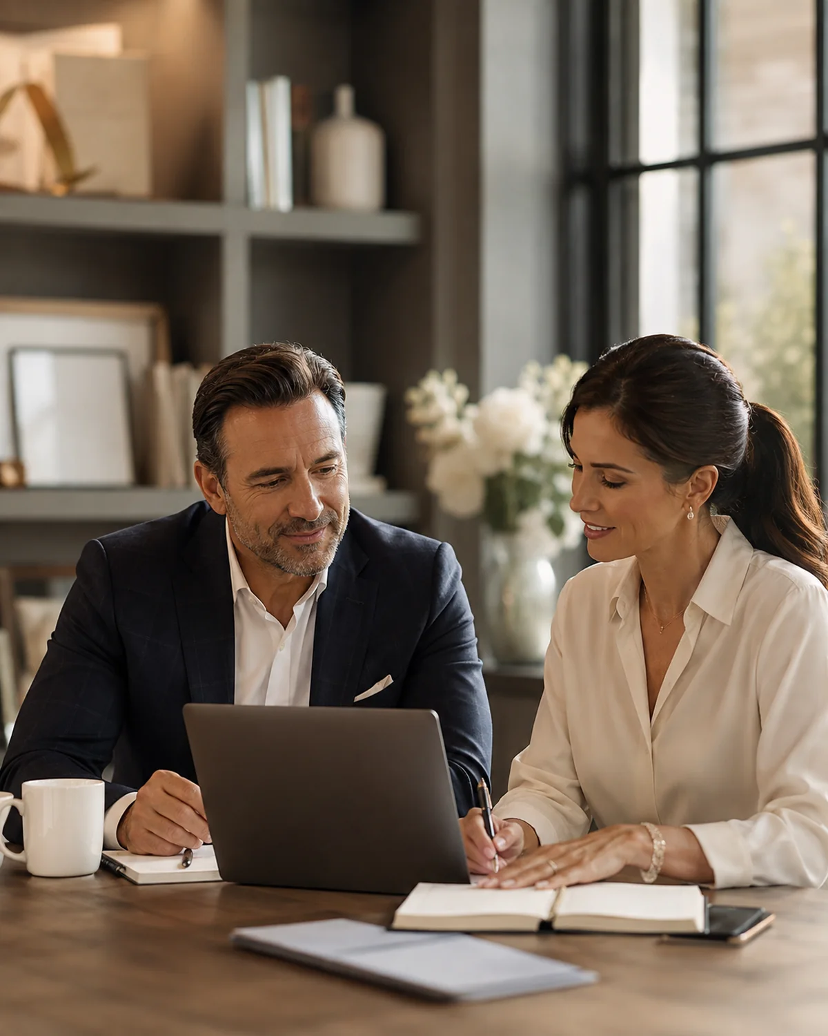 Business leader working with a remote Executive Assistant
