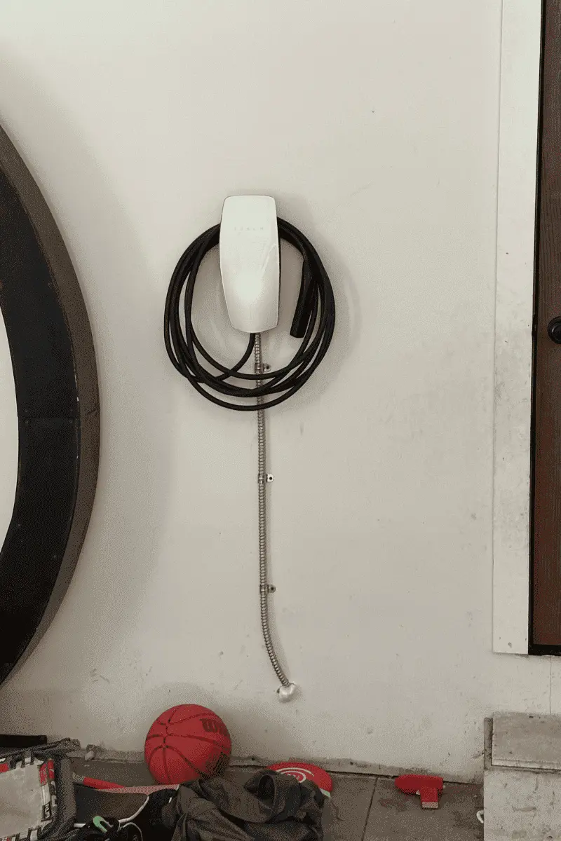 An expertly installed mercedes home EV charger