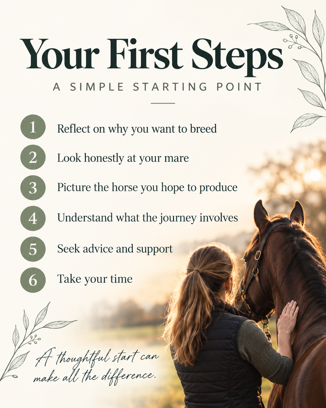 Your first breeding steps