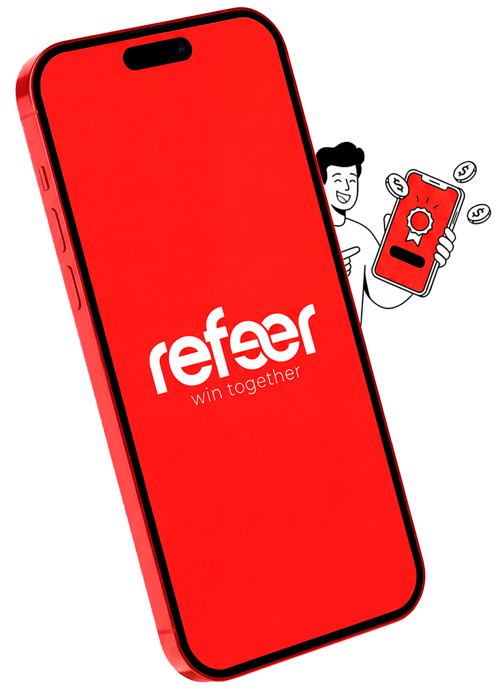 App refeer en móvil