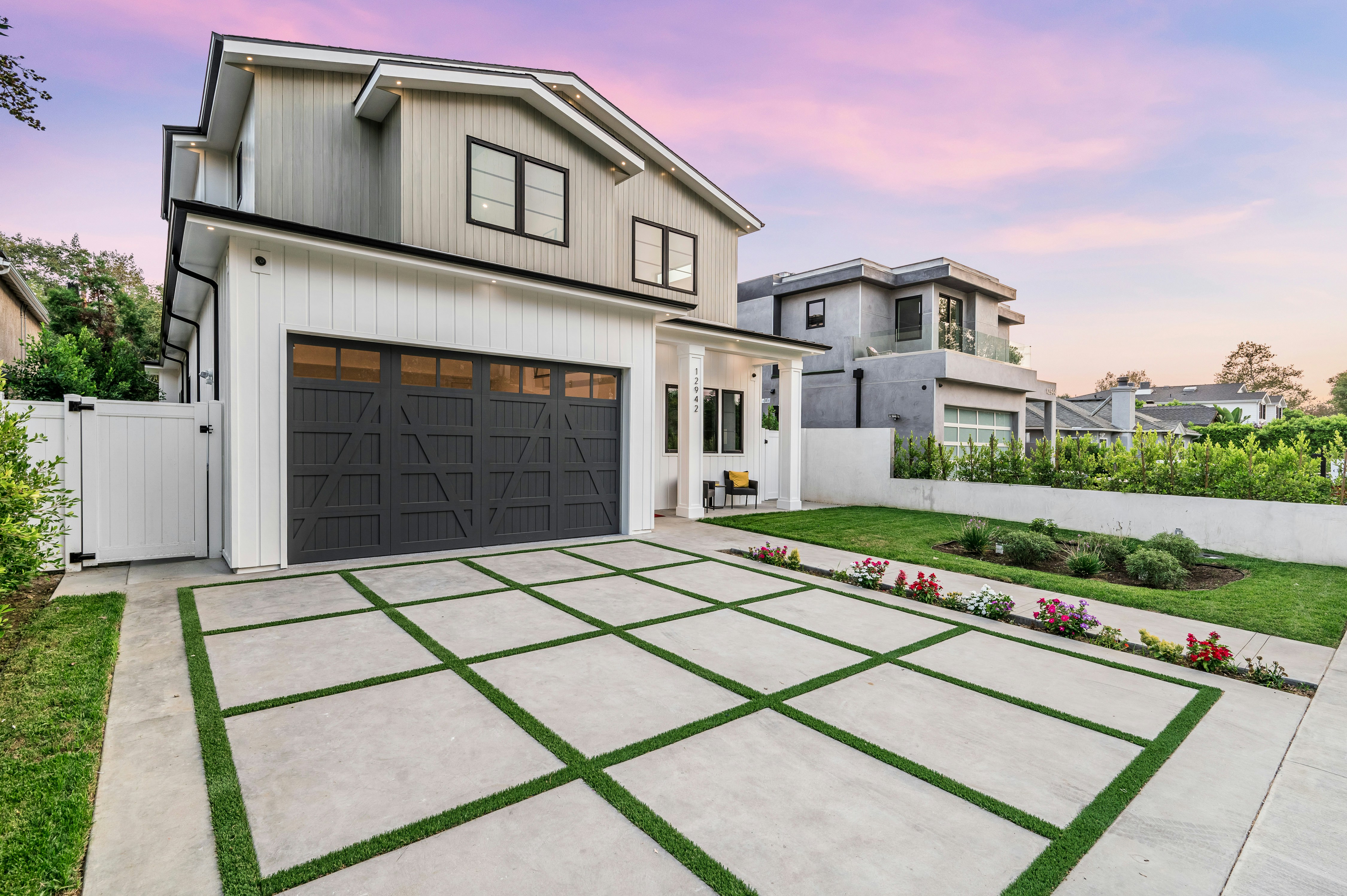 Concrete patio