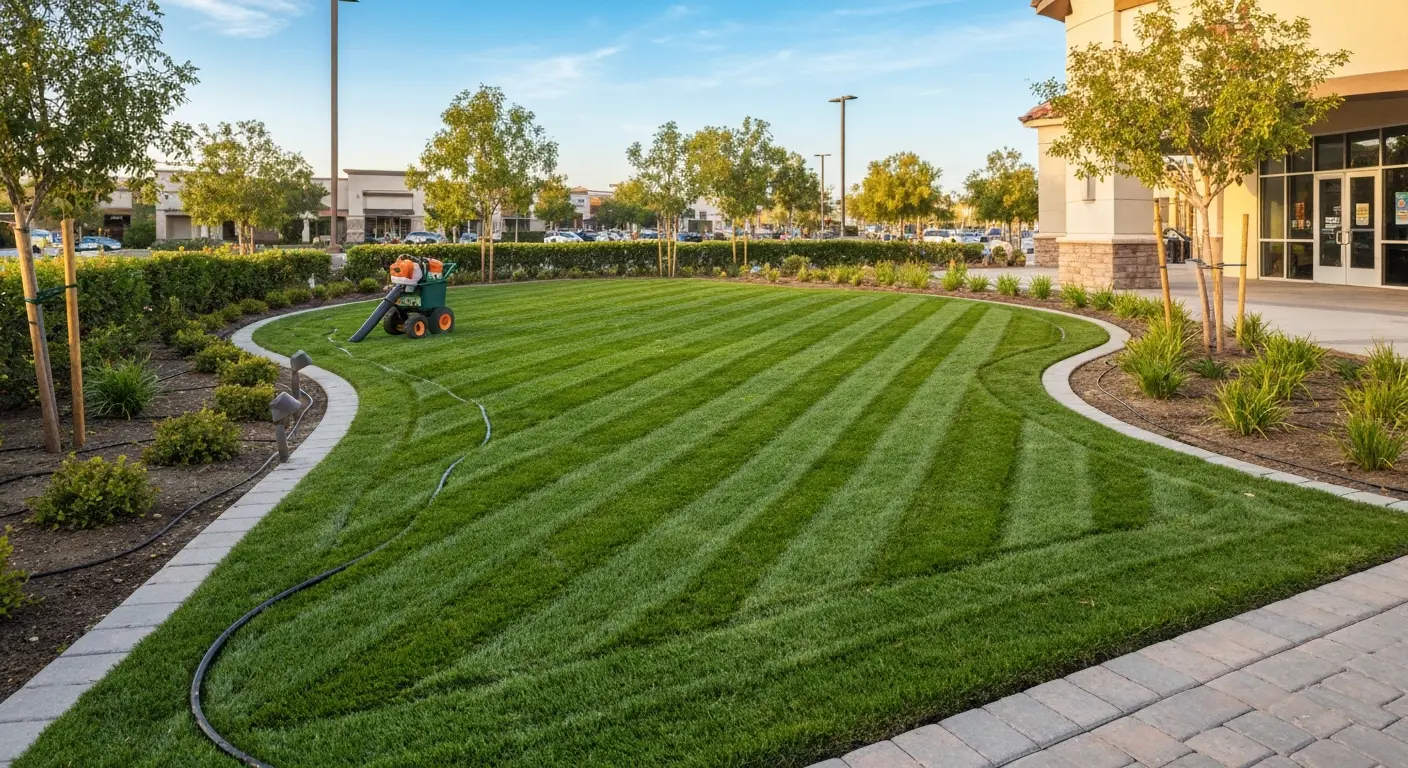 Commercial landscaping maintenance
