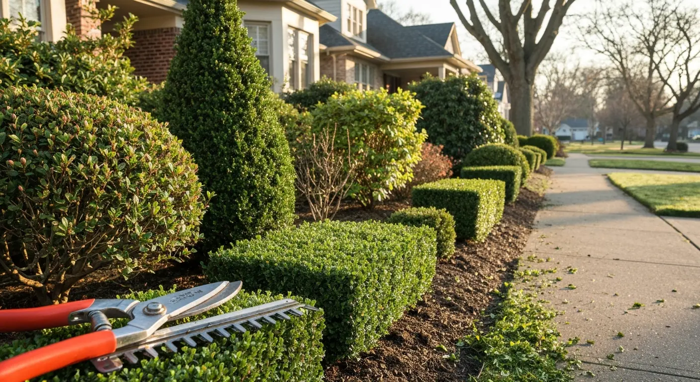 Landscape pruning and trimming
