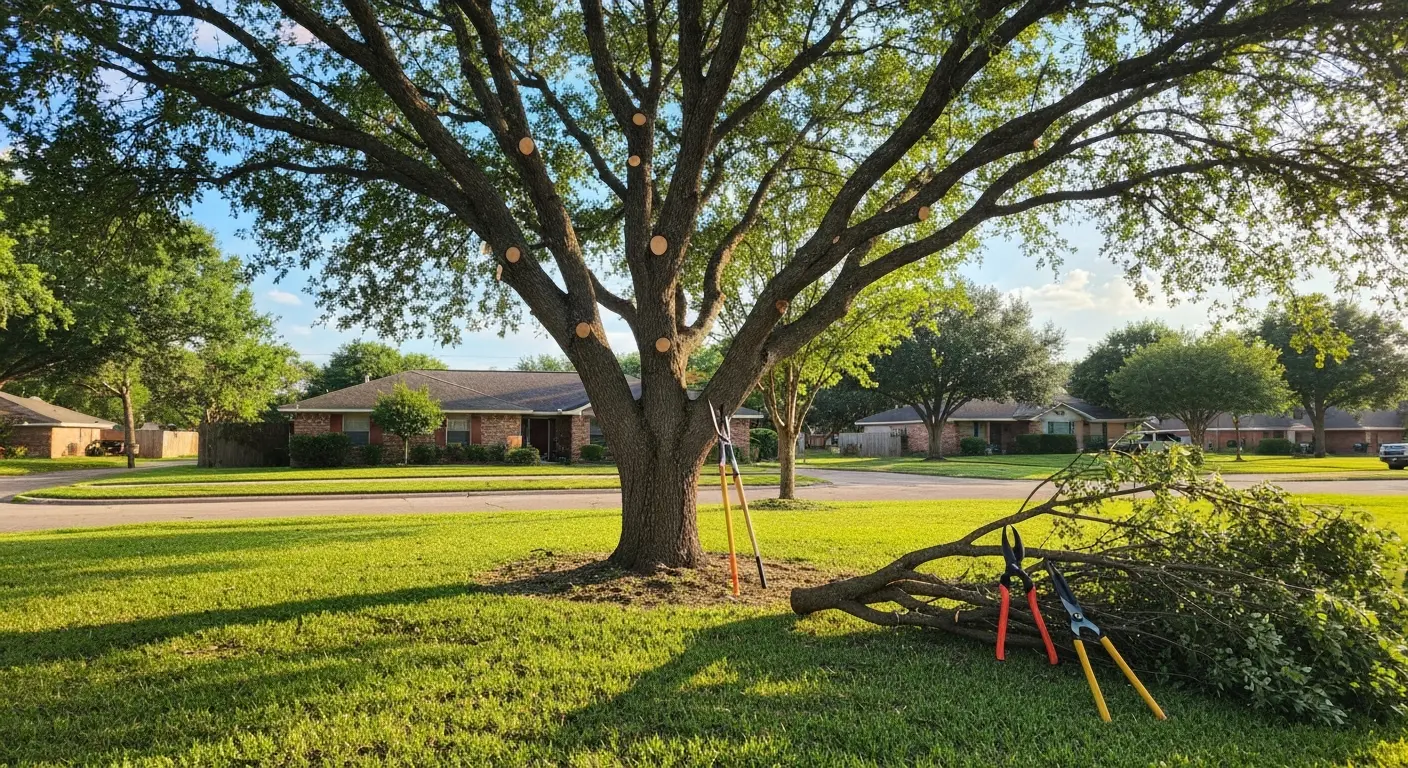 Tree trimming near Baytown