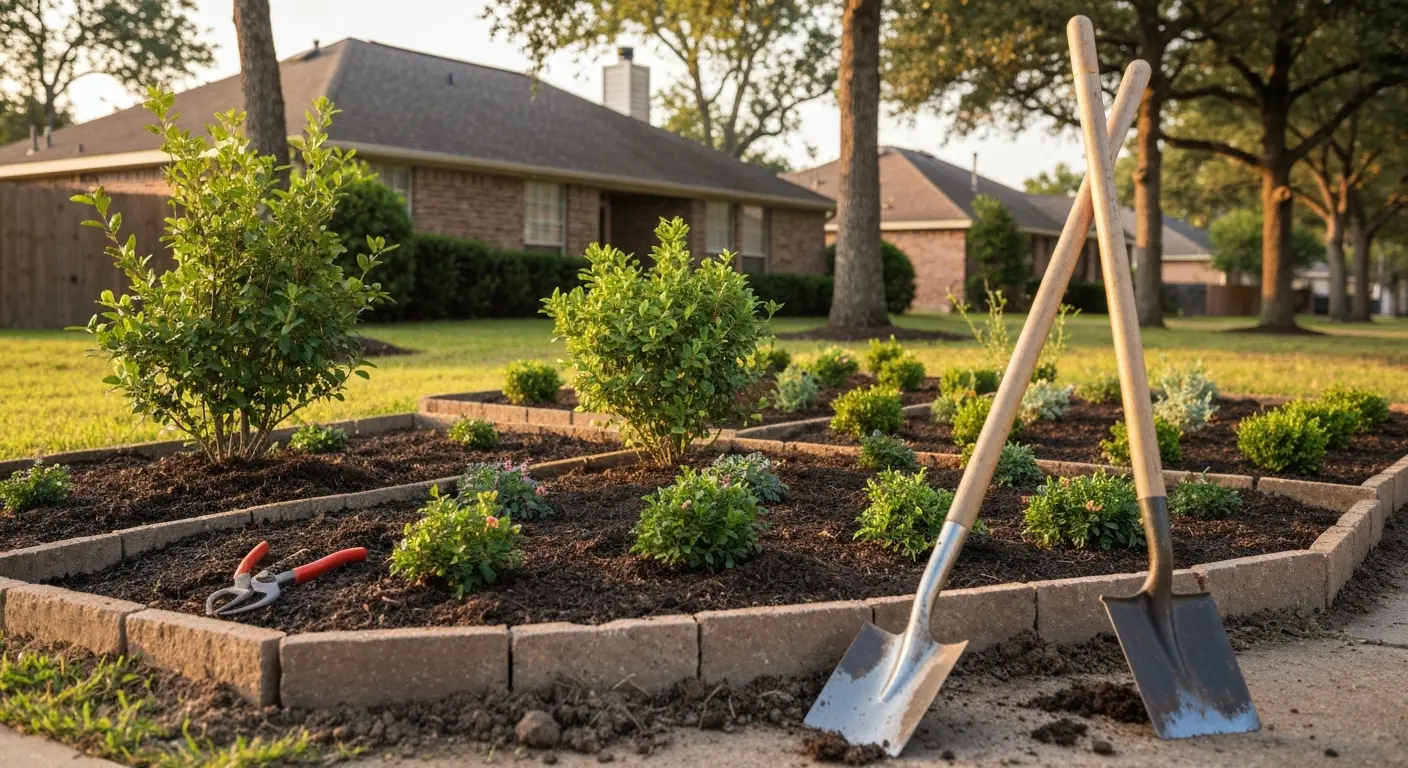 Garden design and planting